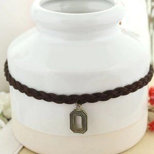 OSU Ohio State University Buckeyes CHOKER / NECKLACE Jewelry Vintage Style NWT